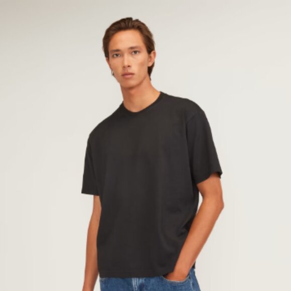 EVERLANE The Premium-Weight Relaxed Crew | Uniform Color Black Size Medium - Picture 5 of 5